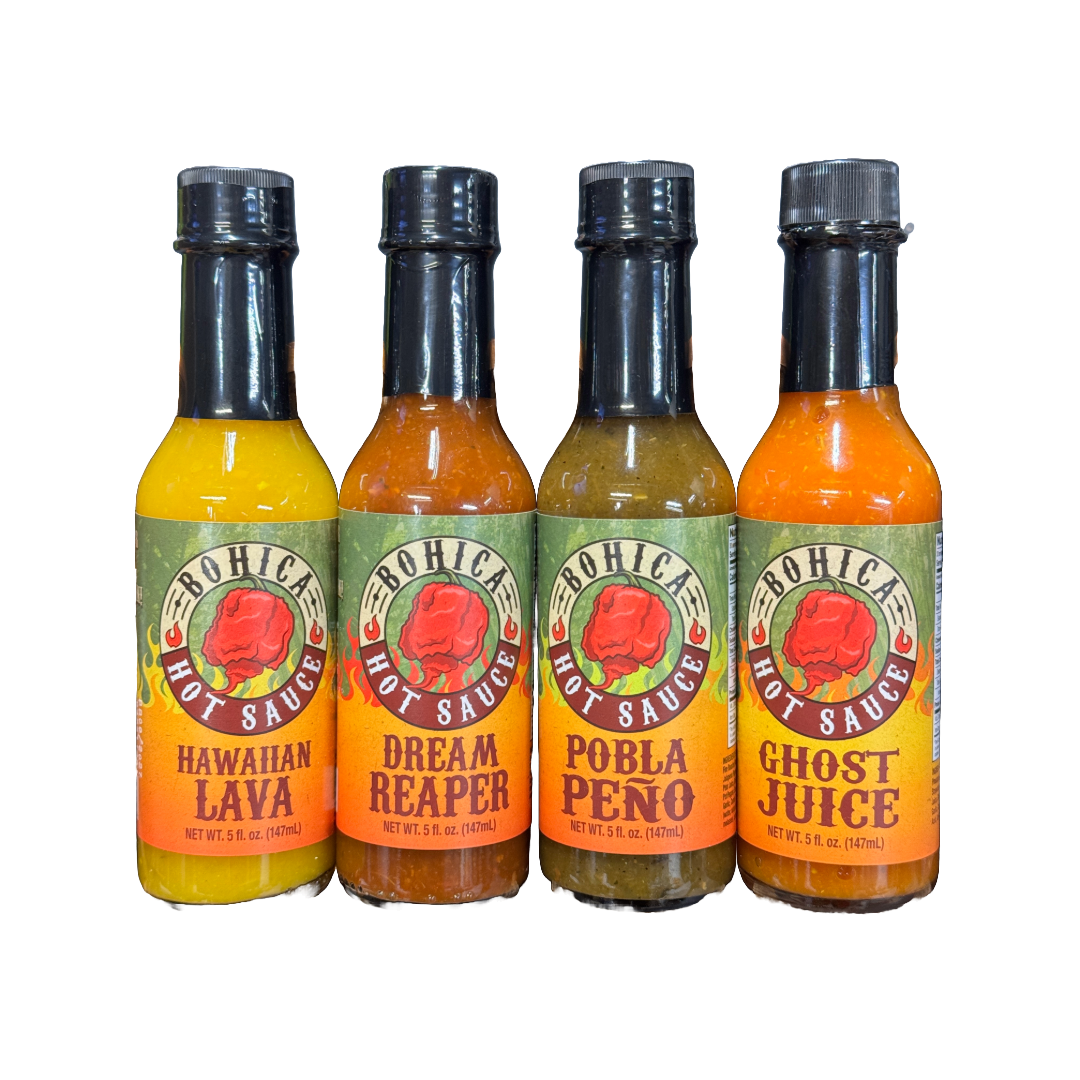 Bohica Hot Sauce - The Set (4 Pack)