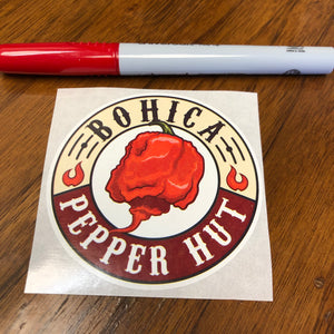 3 Inch Sticker - Bohica Pepper Hut - Bohica Pepper Hut 