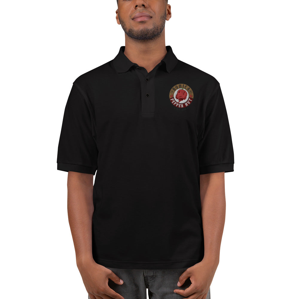Men's Premium Polo - Bohica Pepper Hut 